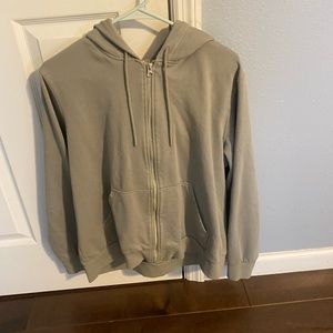 Olive colored zip up from H&M